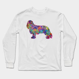 Cavalier King Charles Spaniel dog watercolor Long Sleeve T-Shirt